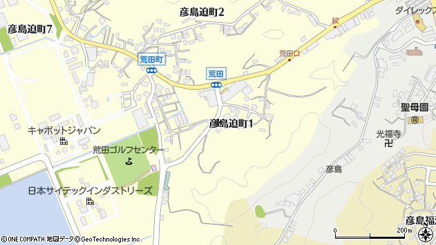 〒750-0092 山口県下関市彦島迫町の地図
