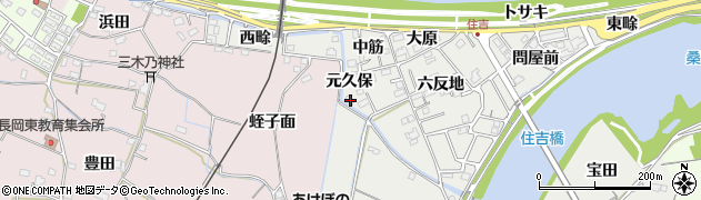 徳島県阿南市住吉町元久保43周辺の地図
