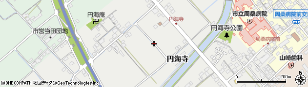 愛媛県西条市円海寺周辺の地図