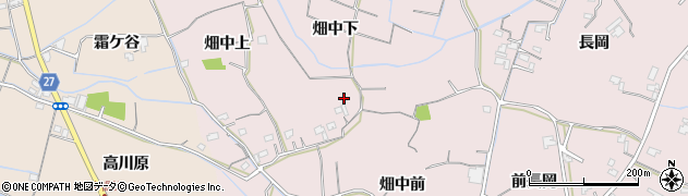 徳島県阿南市横見町（畑中下）周辺の地図