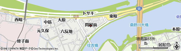 徳島県阿南市住吉町（問屋前）周辺の地図