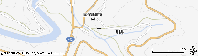 徳島県美馬市木屋平川井313周辺の地図