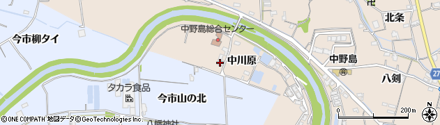 徳島県阿南市柳島町中川原24周辺の地図
