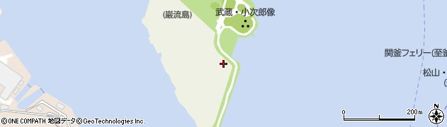 山口県下関市彦島周辺の地図