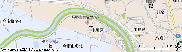 徳島県阿南市柳島町中川原23周辺の地図