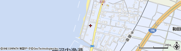 ファミリーマート松山磯河内店周辺の地図