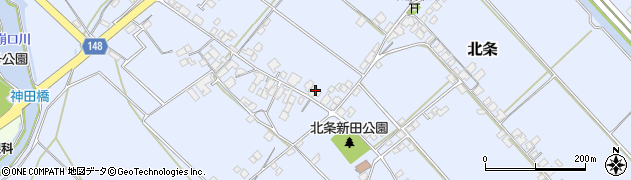 愛媛県西条市北条1288周辺の地図