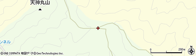 深沢峠周辺の地図