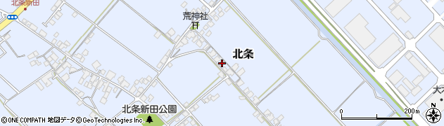 愛媛県西条市北条1053周辺の地図