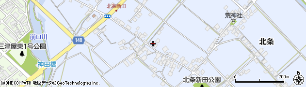 愛媛県西条市北条1270周辺の地図