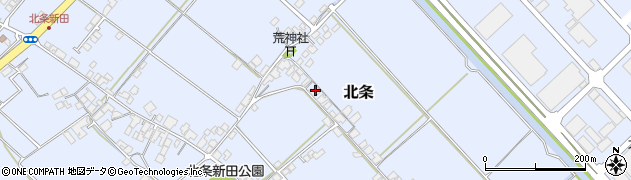愛媛県西条市北条1062周辺の地図