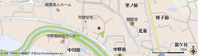 徳島県阿南市柳島町（権ノ神）周辺の地図