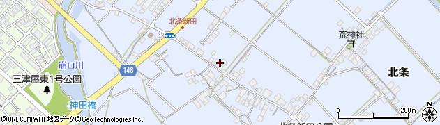 愛媛県西条市北条1264周辺の地図