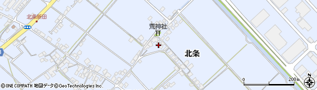 愛媛県西条市北条1074周辺の地図