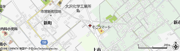 愛媛県西条市新町243周辺の地図