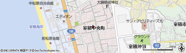 山口県光市室積中央町周辺の地図