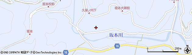 徳島県勝浦町（勝浦郡）坂本（平野）周辺の地図