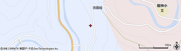 和歌山県田辺市龍神村廣井原572周辺の地図