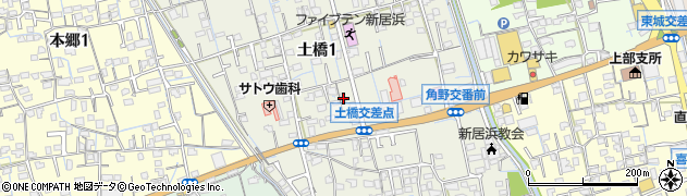 三和シヤッター工業株式会社新居浜営業所周辺の地図