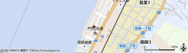 福岡県北九州市門司区西海岸3丁目周辺の地図