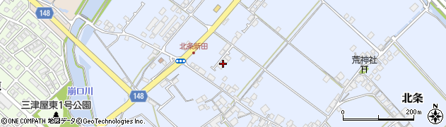 愛媛県西条市北条1255周辺の地図