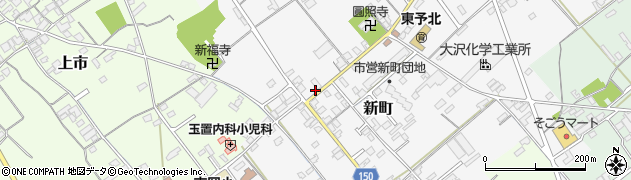 愛媛県西条市新町370周辺の地図