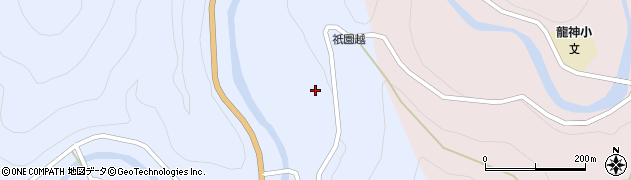 和歌山県田辺市龍神村廣井原544周辺の地図