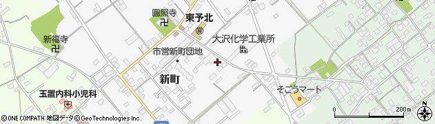 愛媛県西条市新町215周辺の地図