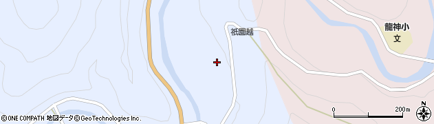 和歌山県田辺市龍神村廣井原545周辺の地図