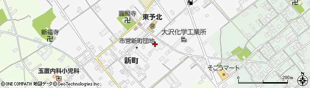 愛媛県西条市新町213周辺の地図