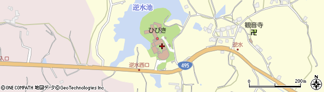 ひびき荘ヘルパーステーション周辺の地図