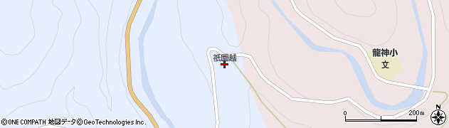 和歌山県田辺市龍神村廣井原558周辺の地図