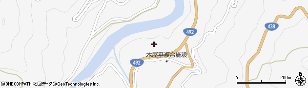 徳島県美馬市木屋平川井215周辺の地図