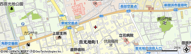愛媛銀行泉川支店周辺の地図