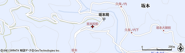 坂本校前周辺の地図