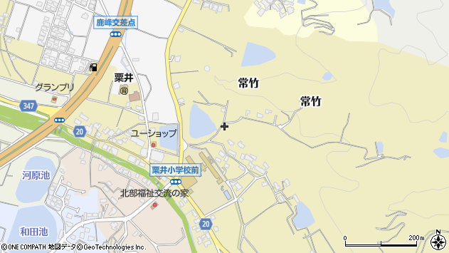 〒799-2455 愛媛県松山市常竹の地図