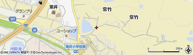 愛媛県松山市常竹周辺の地図