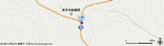 小阪周辺の地図