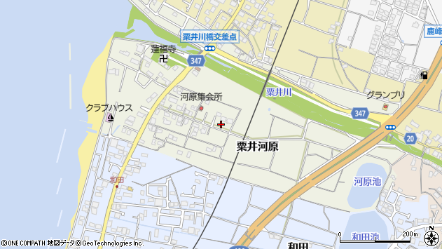 〒799-2463 愛媛県松山市粟井河原の地図