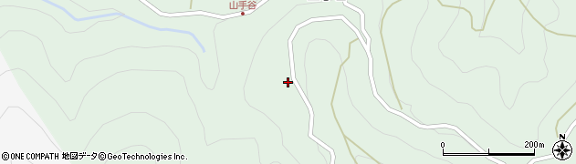 電源開発株式会社　二津野ダム管理室周辺の地図