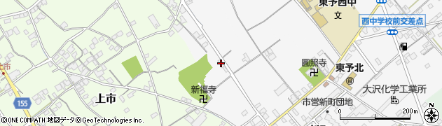 愛媛県西条市新町438周辺の地図
