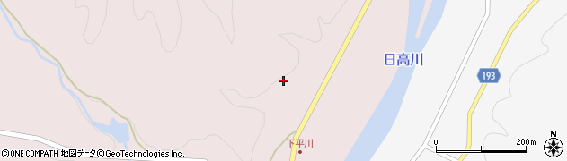 和歌山県日高郡日高川町平川188周辺の地図