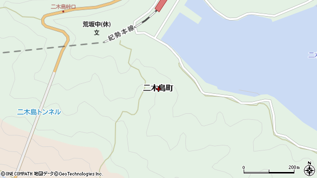 〒519-4204 三重県熊野市二木島町の地図