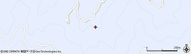 徳島県三好市山城町赤谷332周辺の地図
