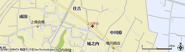 上大野北周辺の地図