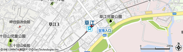 草江駅周辺の地図