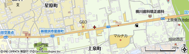 来来亭 新居浜店周辺の地図
