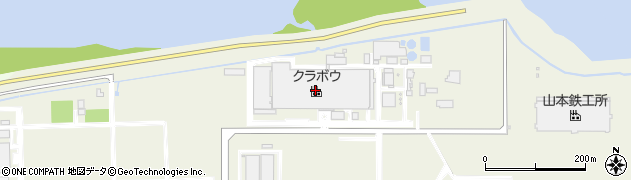倉敷紡績株式会社　徳島工場周辺の地図