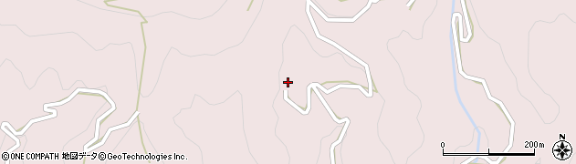 徳島県勝浦町（勝浦郡）三溪（寺谷）周辺の地図