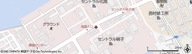 伊藤工業株式会社　セントラル硝子宇部工場作業所周辺の地図